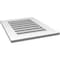 Ekena Millwork Vertical Surface Mount PVC Gable Vent: Functional, w/ 3-1/2"W x 1"P Standard Frame, 20"W x 26"H GVPVE20X2601SF - alternate 2